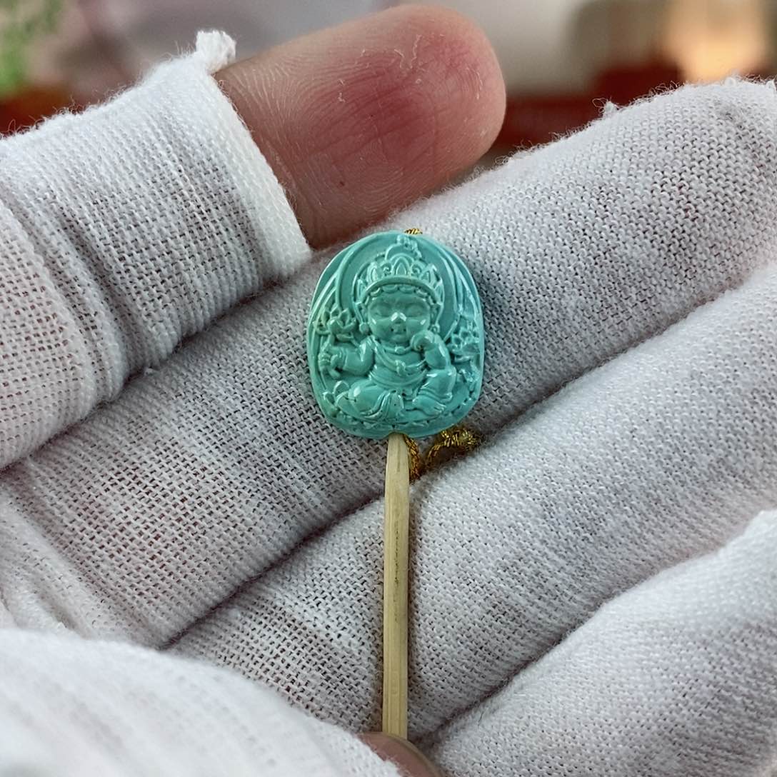 绿松石珠宝奇石未镶嵌