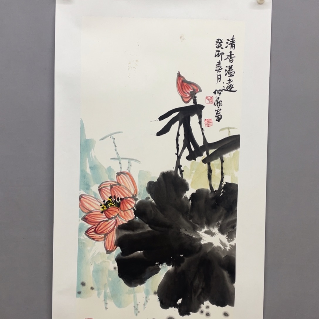 国画艺术家真人手绘