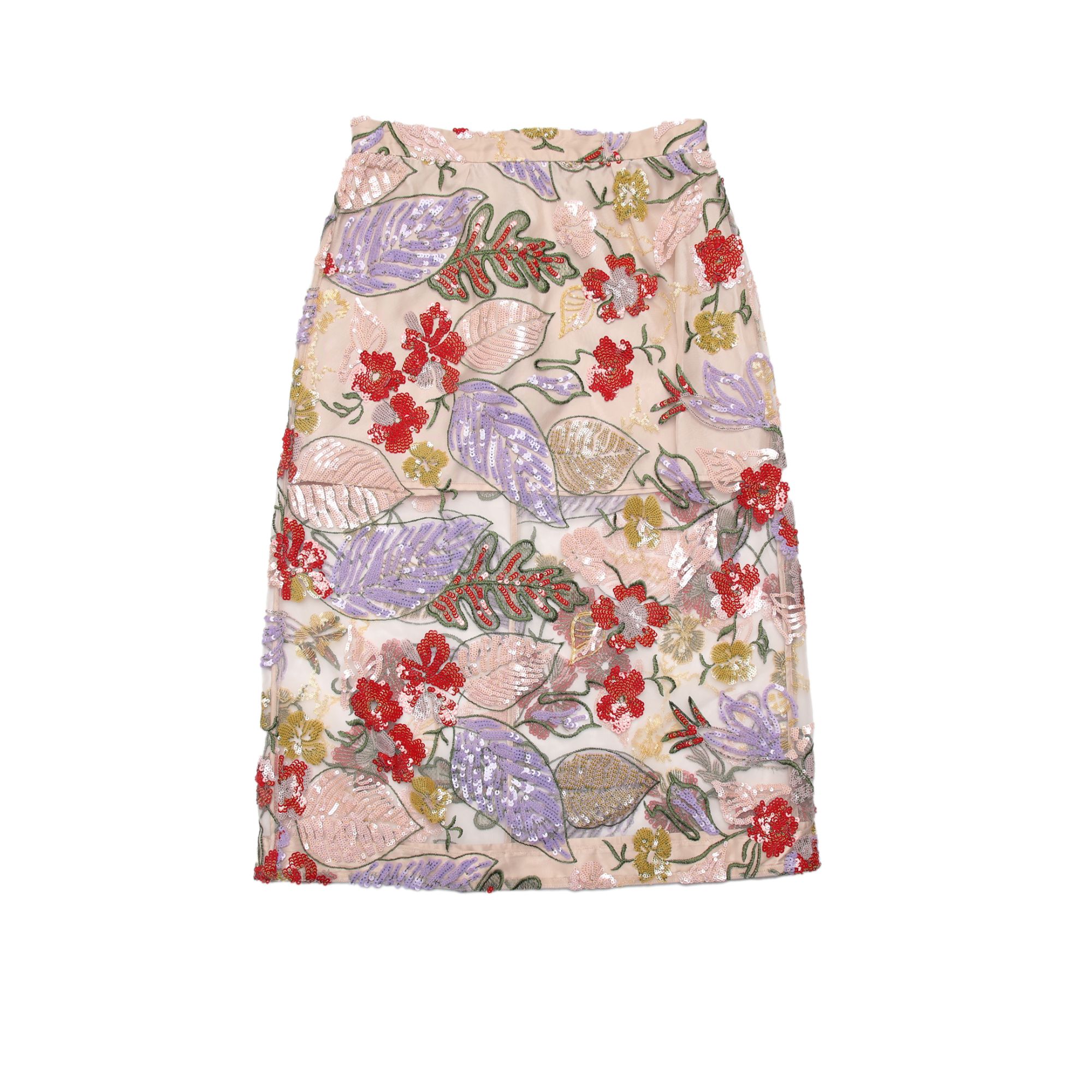 coemes秋冬花纱裙