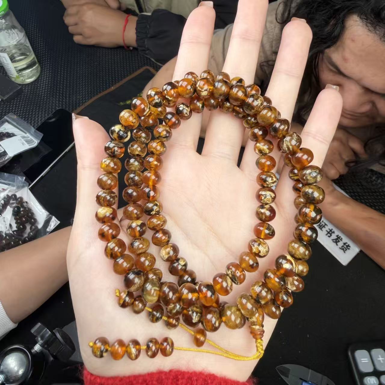 【玉经纶】211364/HQ13-琥珀珠链-多样性发其一