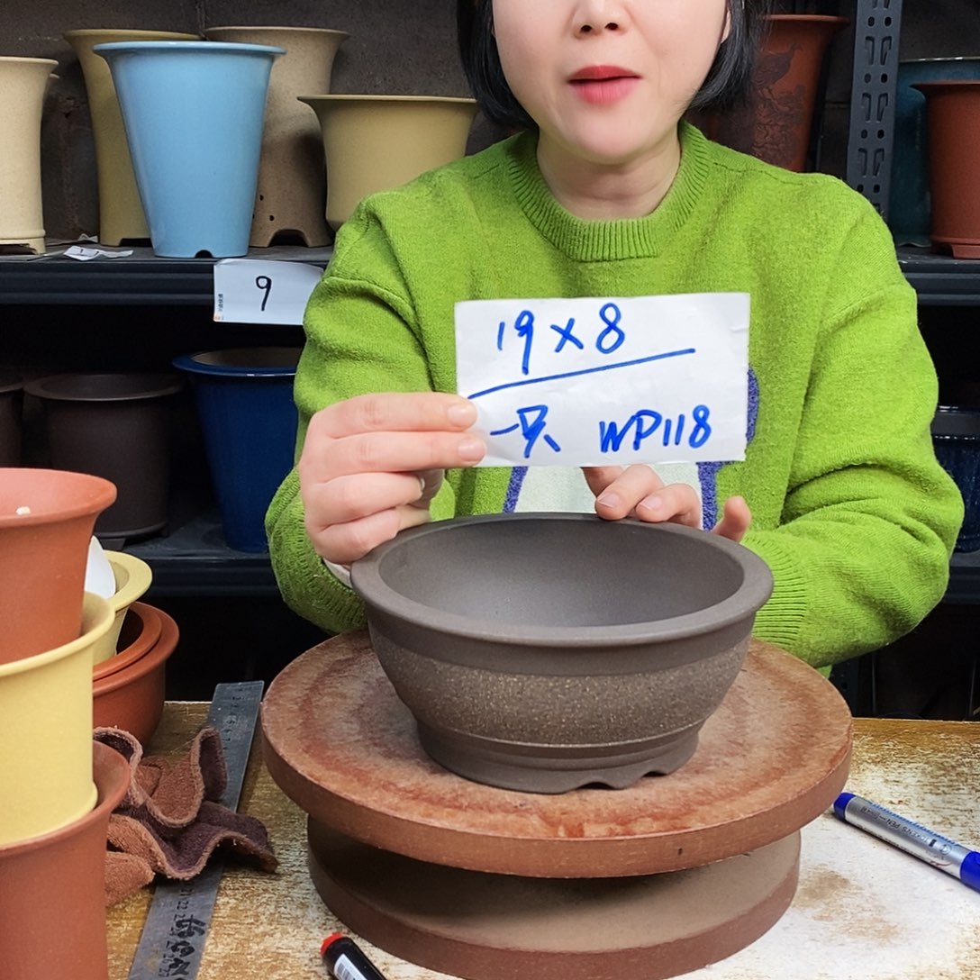 紫砂一只紫砂花盆WP118