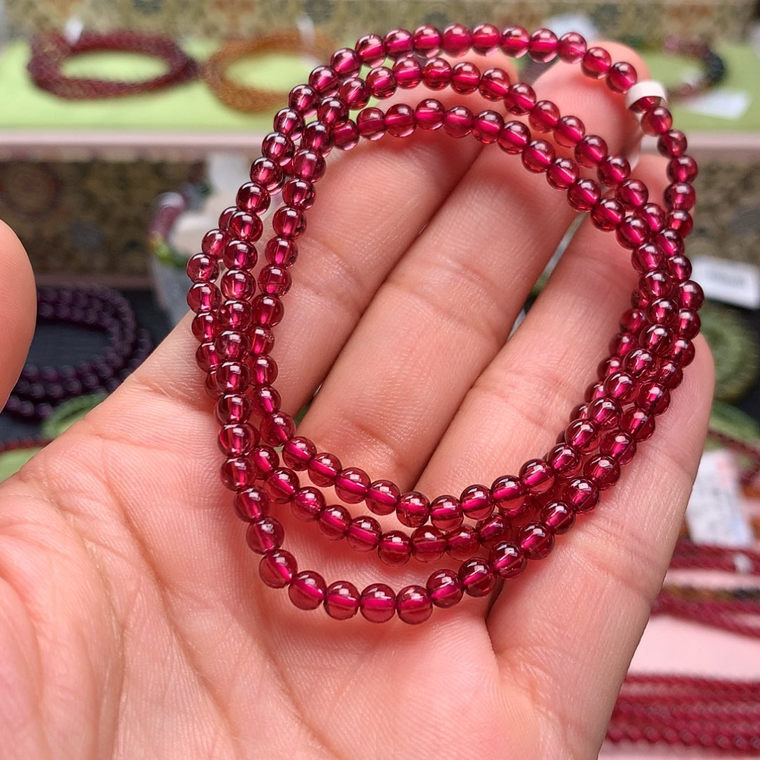 未镶嵌手串石榴石4