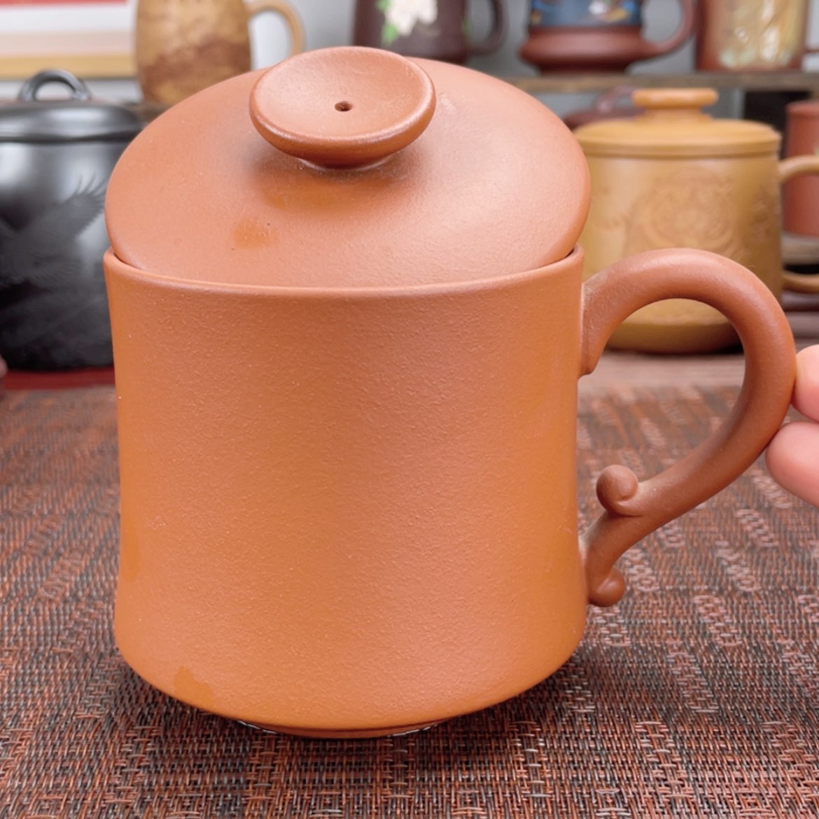 【闪购商品】茶杯紫砂宜兴原矿紫砂盖杯微瑕