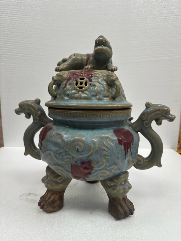 钧瓷香炉摆件全品