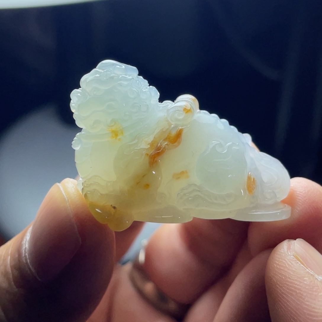 未镶嵌定制翡翠貔貅