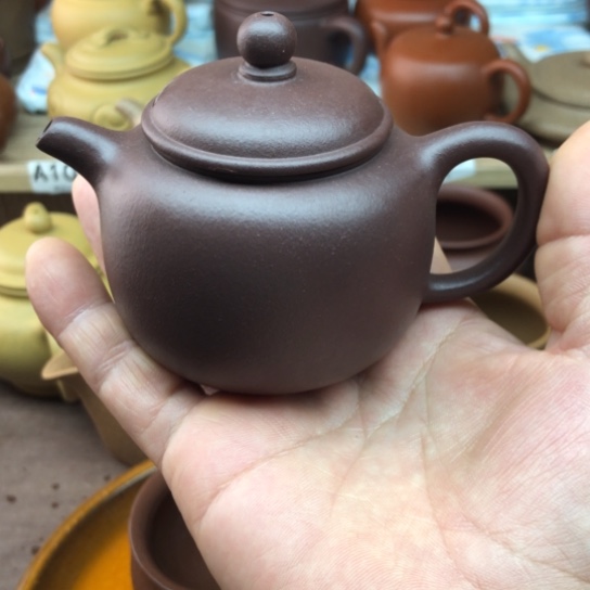 茶壶紫砂紫泥匏尊140豪升左右有瑕疵