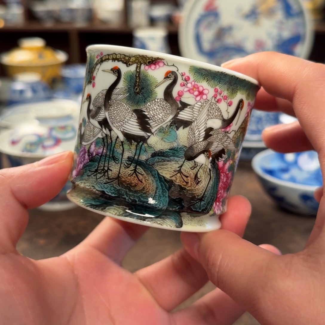 呜***德纯手工手绘陶瓷茶具