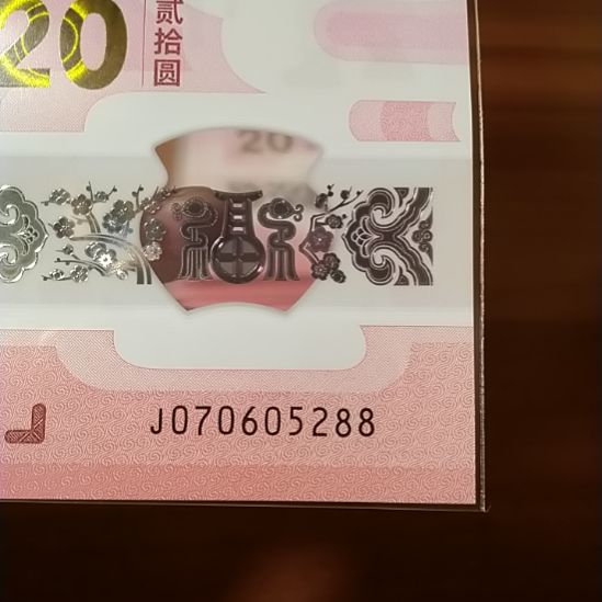 塑料蛇纪念钞 070605288