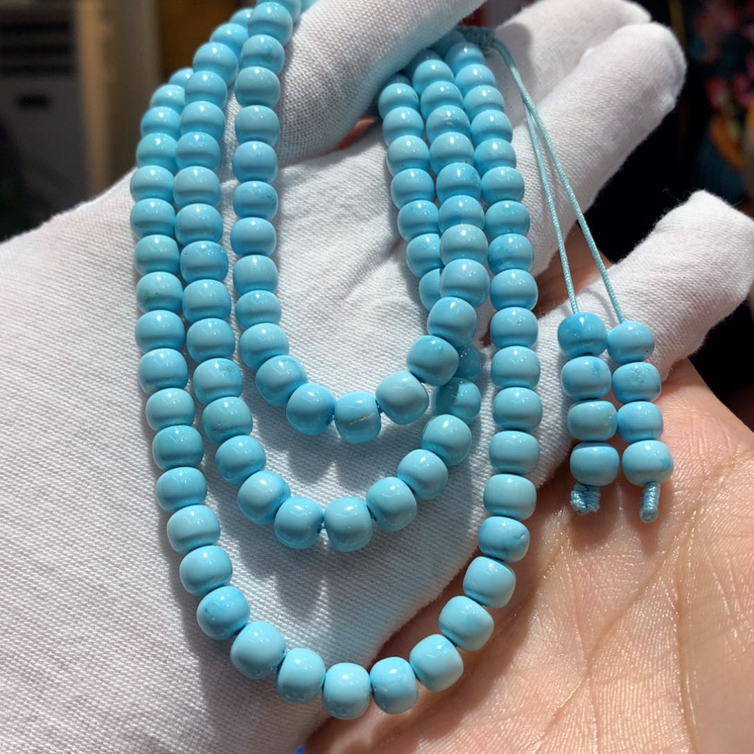 未镶嵌绿松石长链