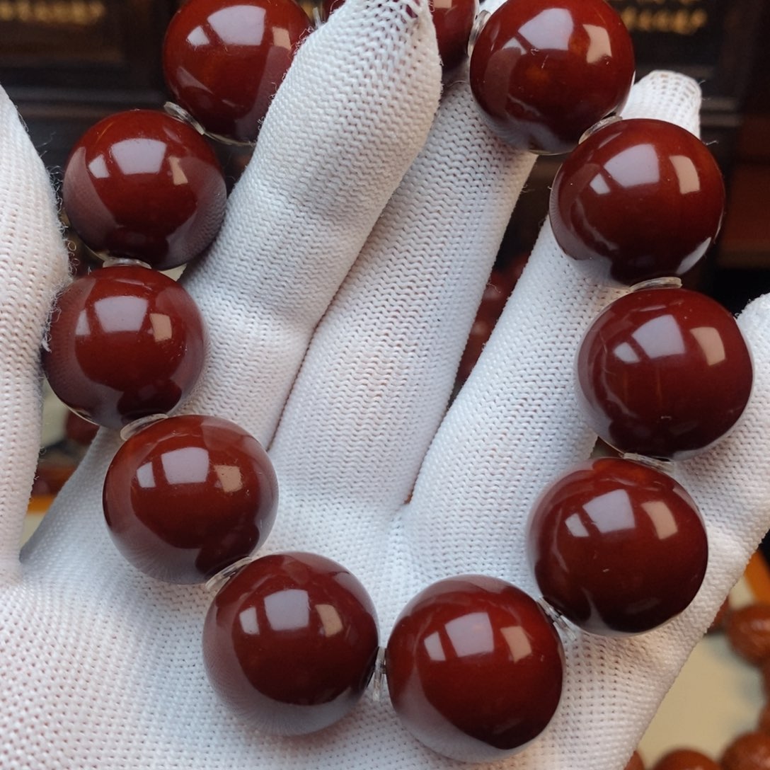 橄榄核手串“****”橄榄核光珠