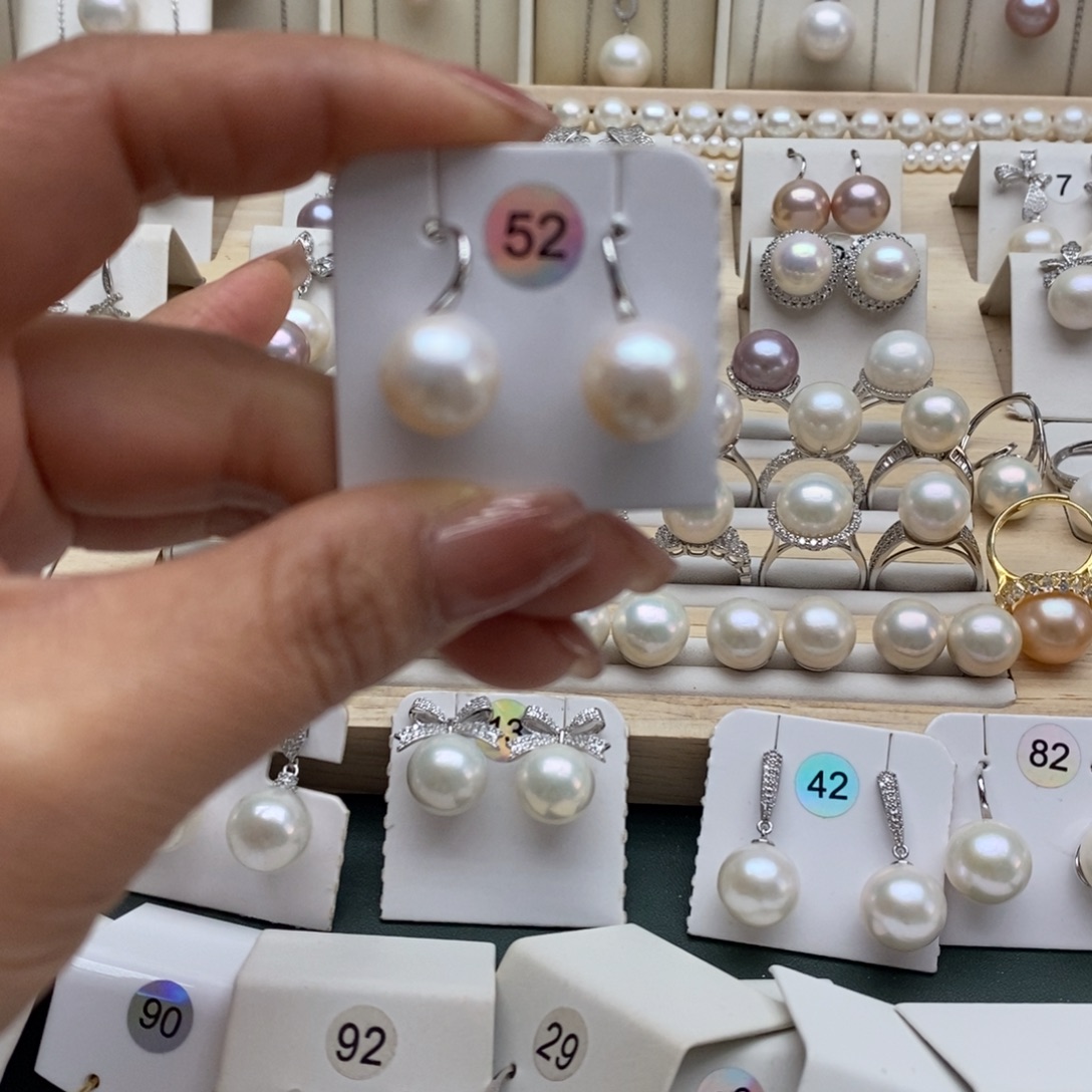 颈饰淡水珍珠银S925镶嵌