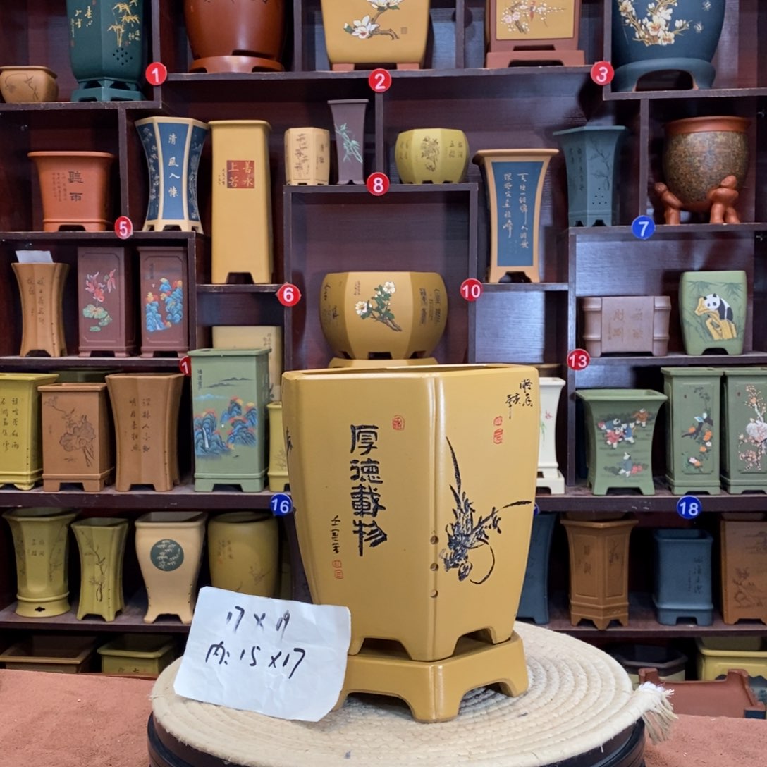 紫砂花盆紫砂花盆