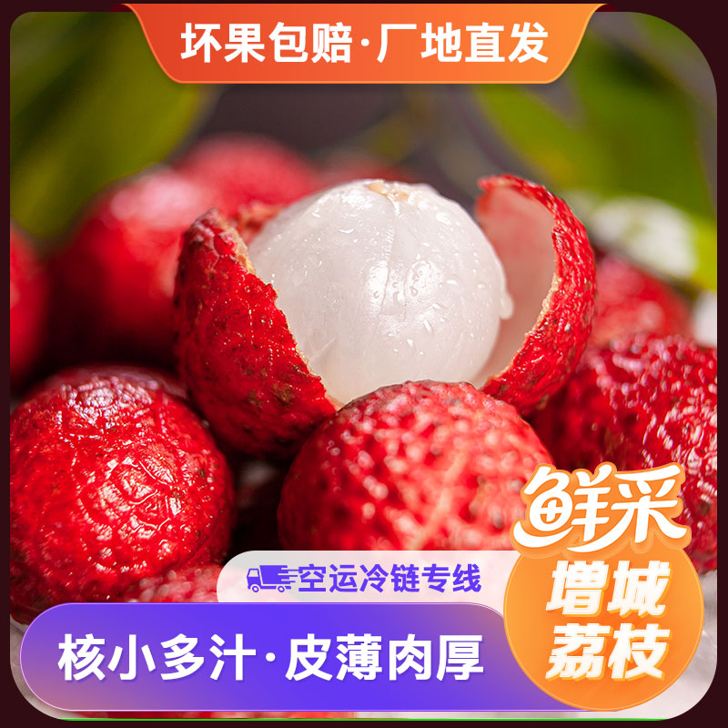 【空运冷链/全国次日达】广东增城桂味荔枝新鲜应季水果果园直发广东省