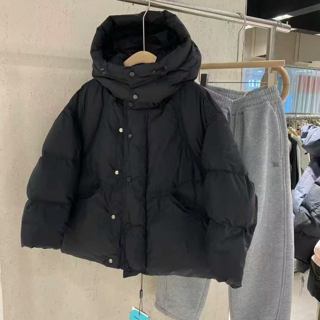 男女童冬季新款常规款连帽收腰外套