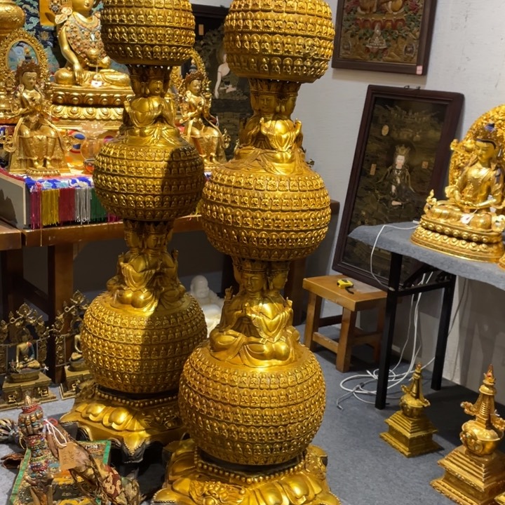 摆件佛**下铜摆件工艺品