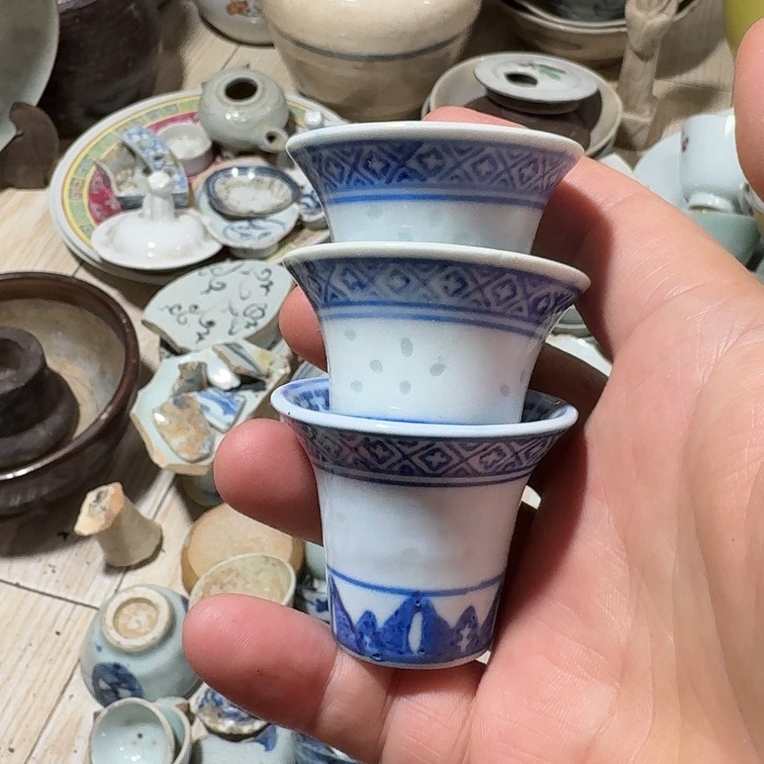 瓷片瓷片标本，顺丰包邮3个