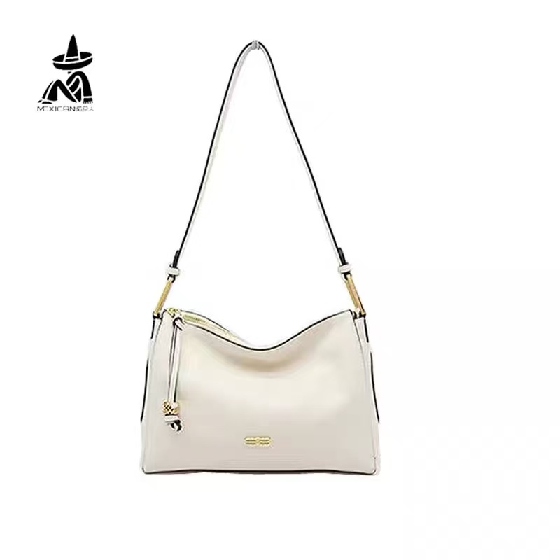 稻草人女包休闲高品质大容量柔软慵懒单肩斜挎腋下包时尚百搭 