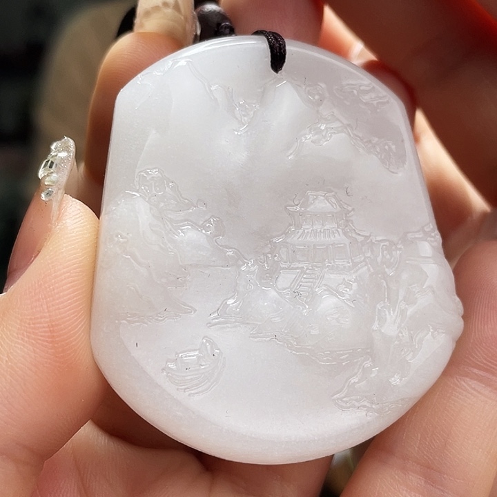 石英质玉挂件未镶嵌