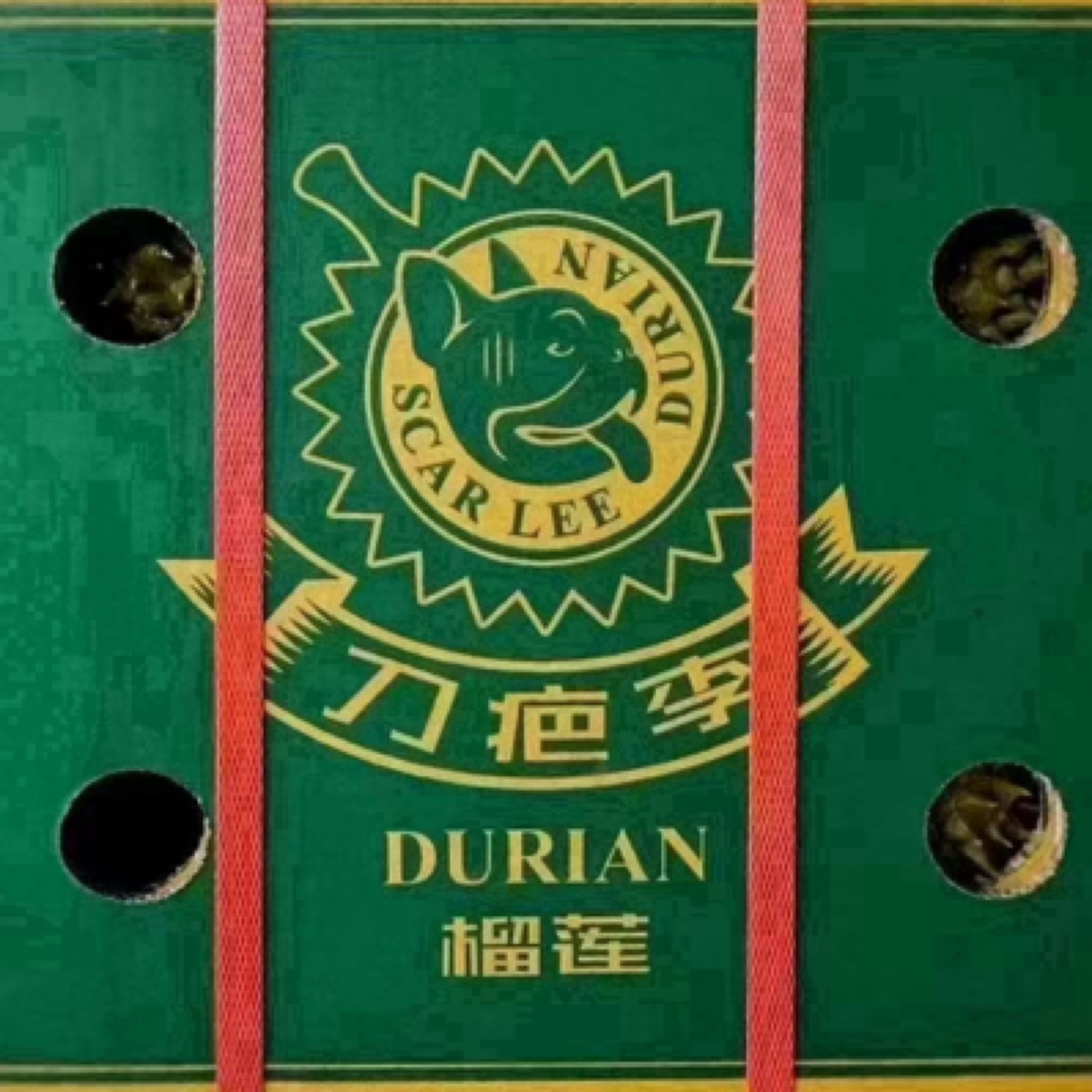 “刀疤李”泰国金枕鲜榴莲（核小）4-7斤金枕泰国