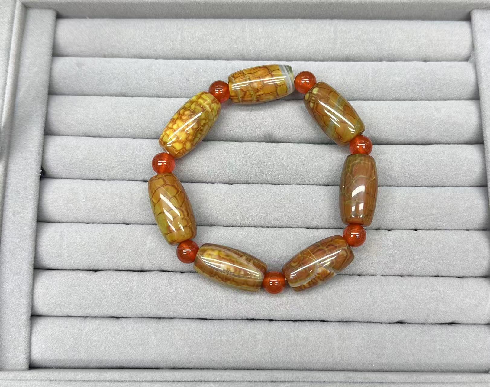 平平S849 金结肽龙太岁手串 多样性发其一