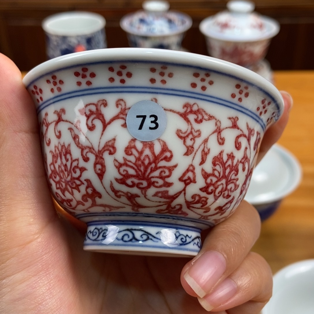 手绘现代茶具非古董