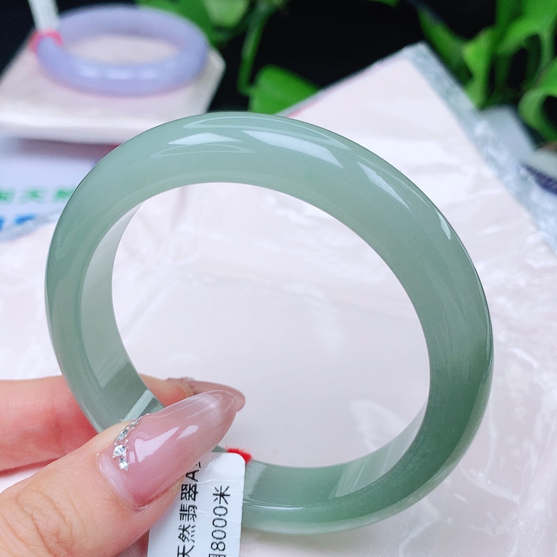 翡翠手镯未镶嵌55 55 55