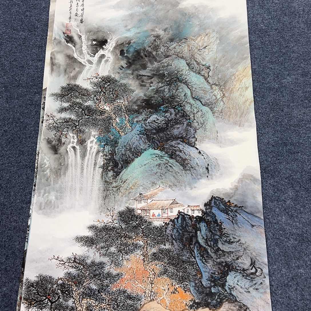 国画国画作品宣纸纯手绘