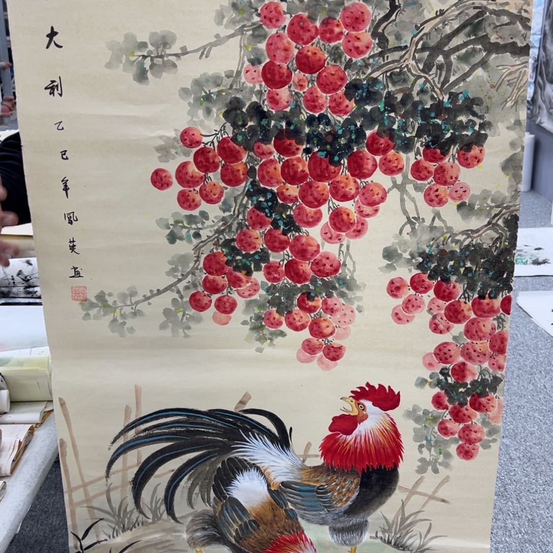 国画纯手绘字画宣纸