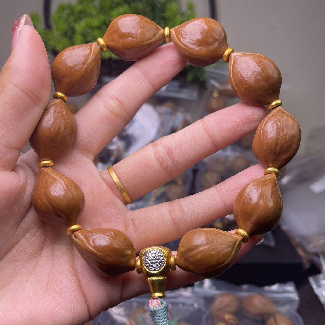 梅林铁核1.8小鸟黑金刚手串10