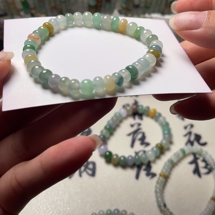未镶嵌手串翡翠翡翠