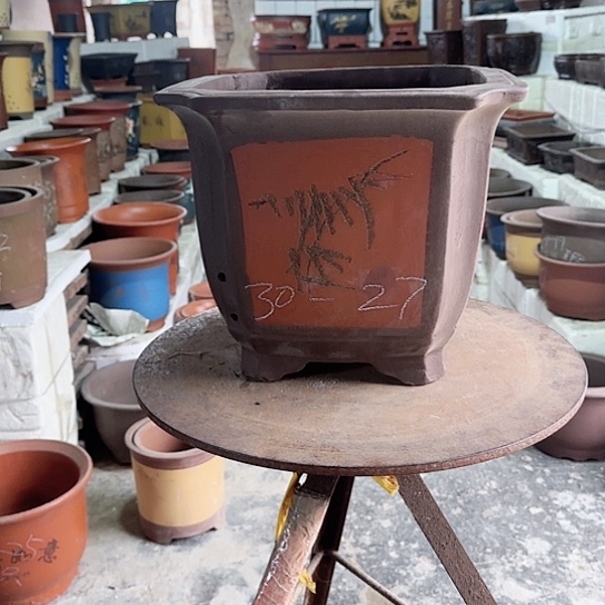 紫砂花盆源头工厂清仓处理24号