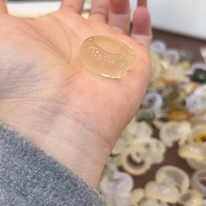 玛瑙/玉髓合金戒指132港17