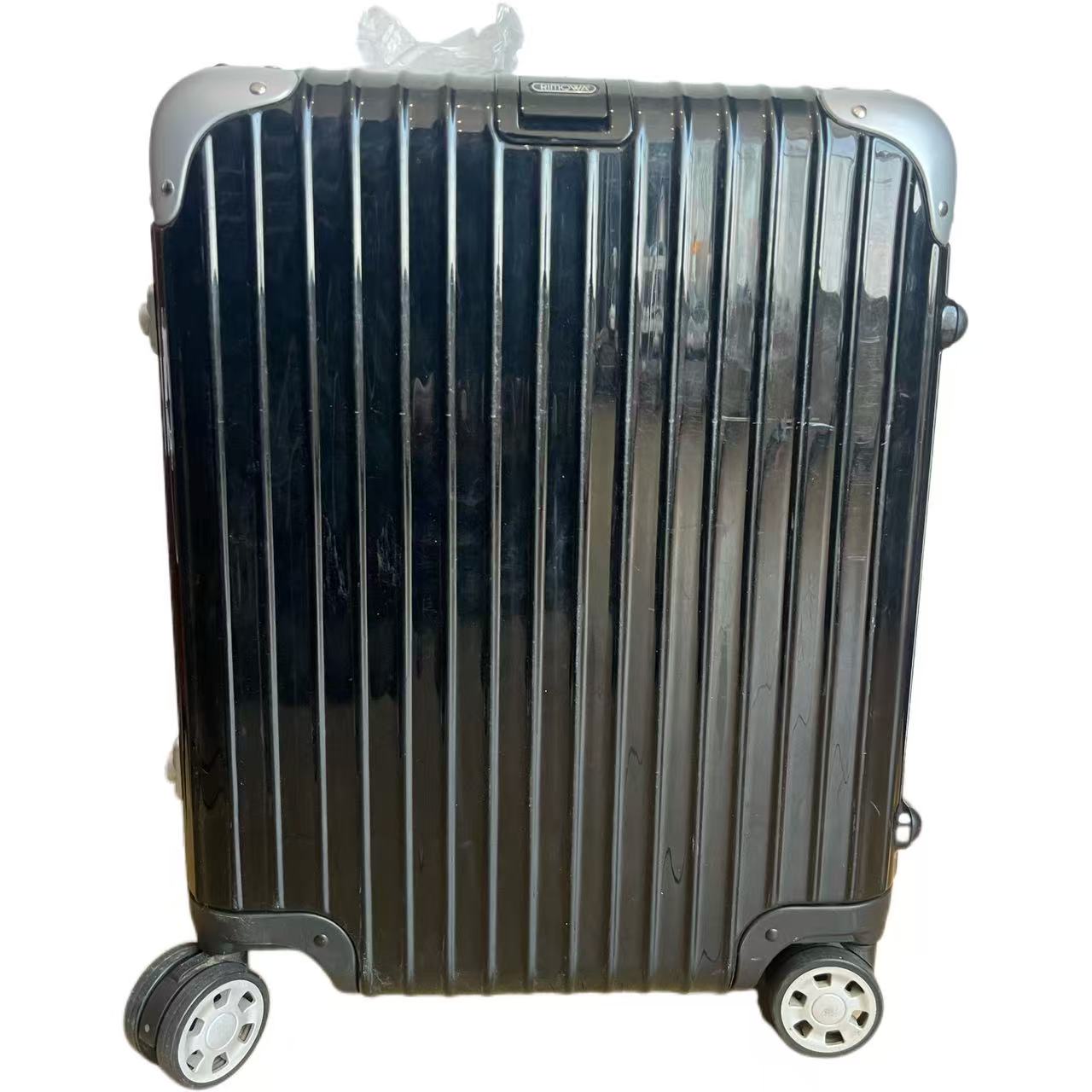 99新 Rimowa/日默瓦  HYBRID聚碳酸酯亮黑色旅行箱登机箱20寸