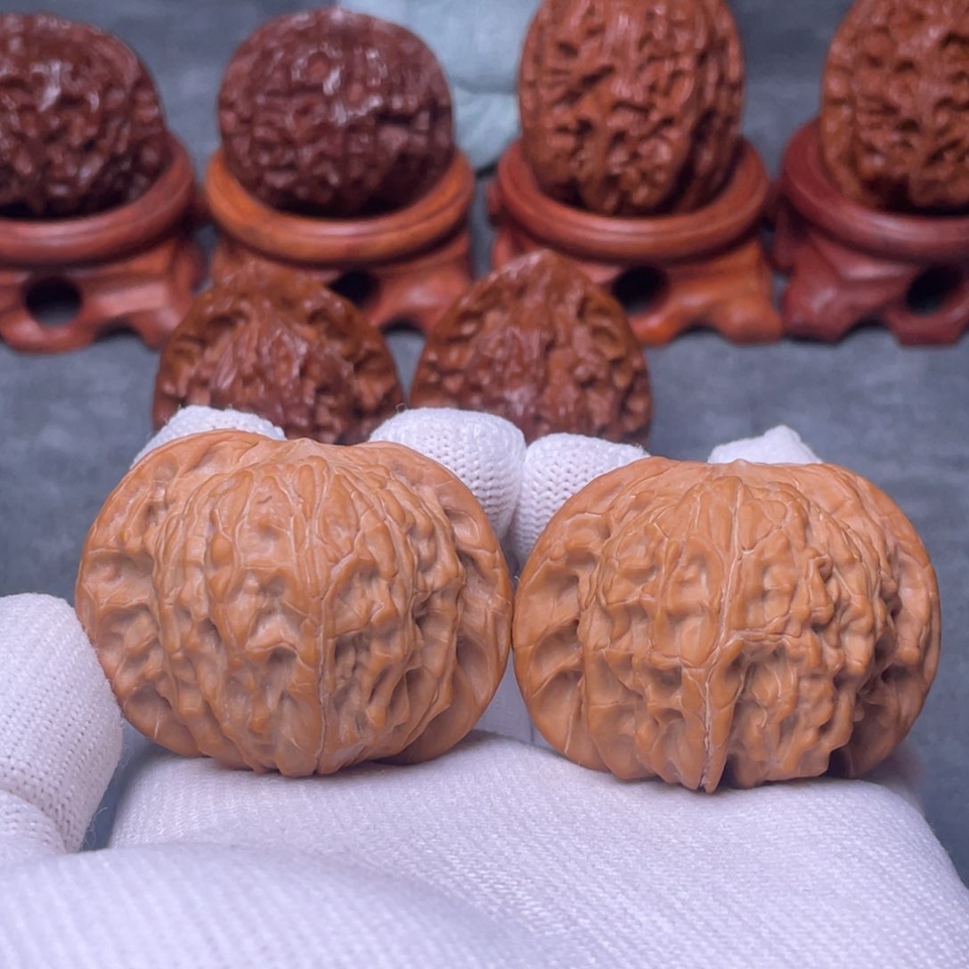 文玩核桃吊坠44全品房山山地水晶磨盘