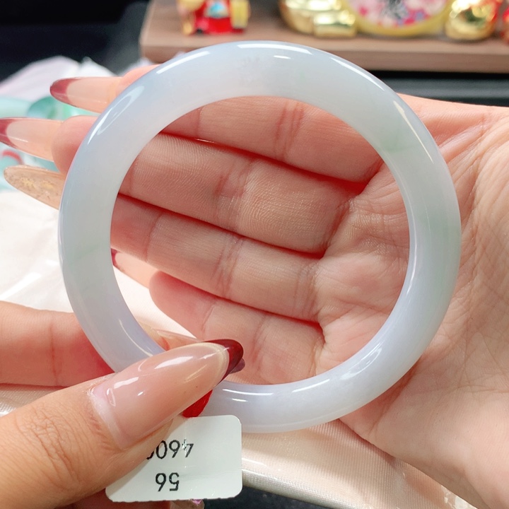 翡翠未镶嵌手镯缅甸天然翡翠