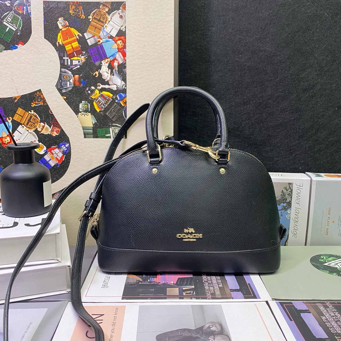 95新 COACH/蔻驰 22877斜挎包26*18