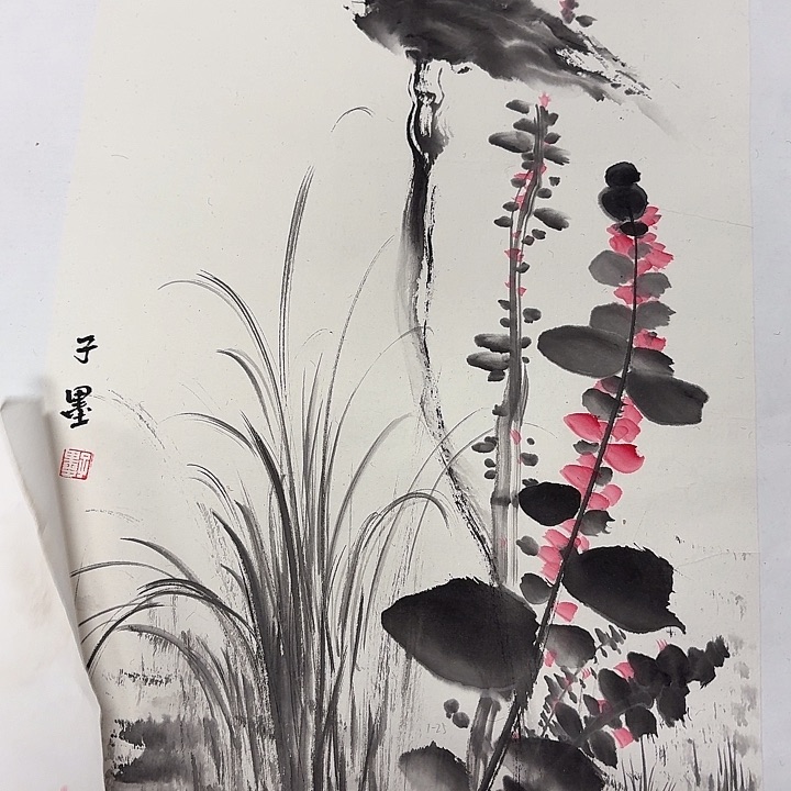 国画庞**军手绘作品欣赏