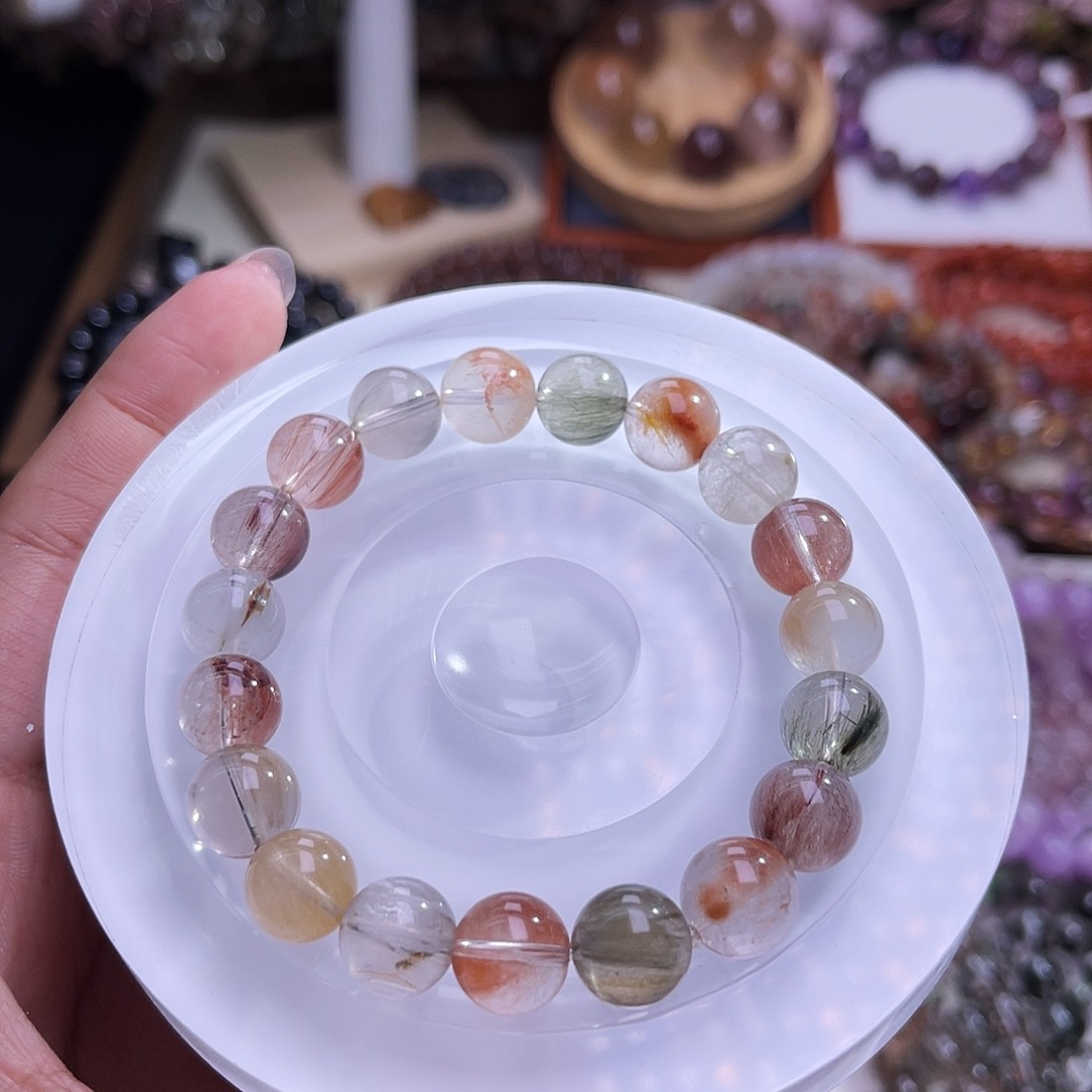 水晶手链未镶嵌彩兔10