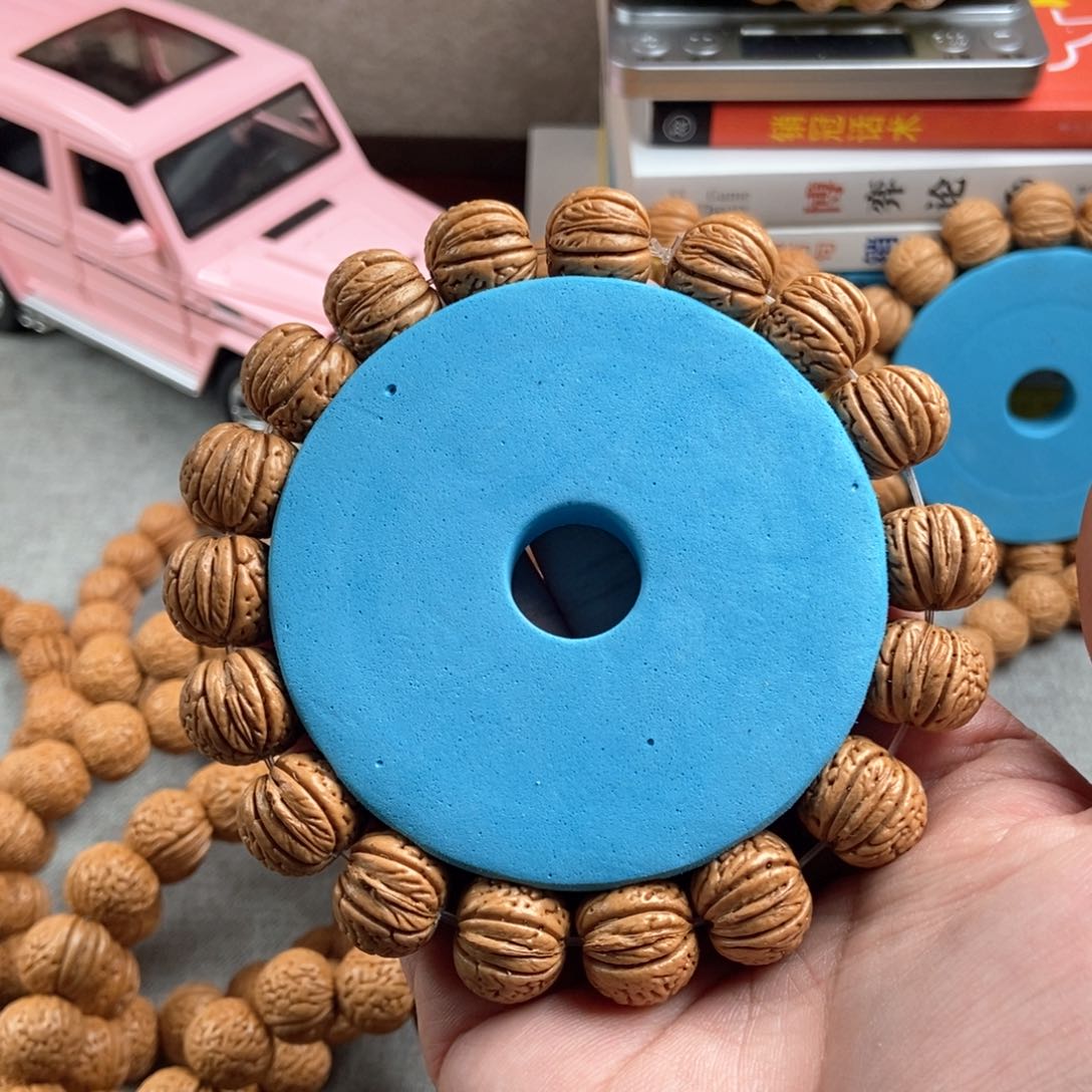 桃核手串无*王者南瓜桃核手串16