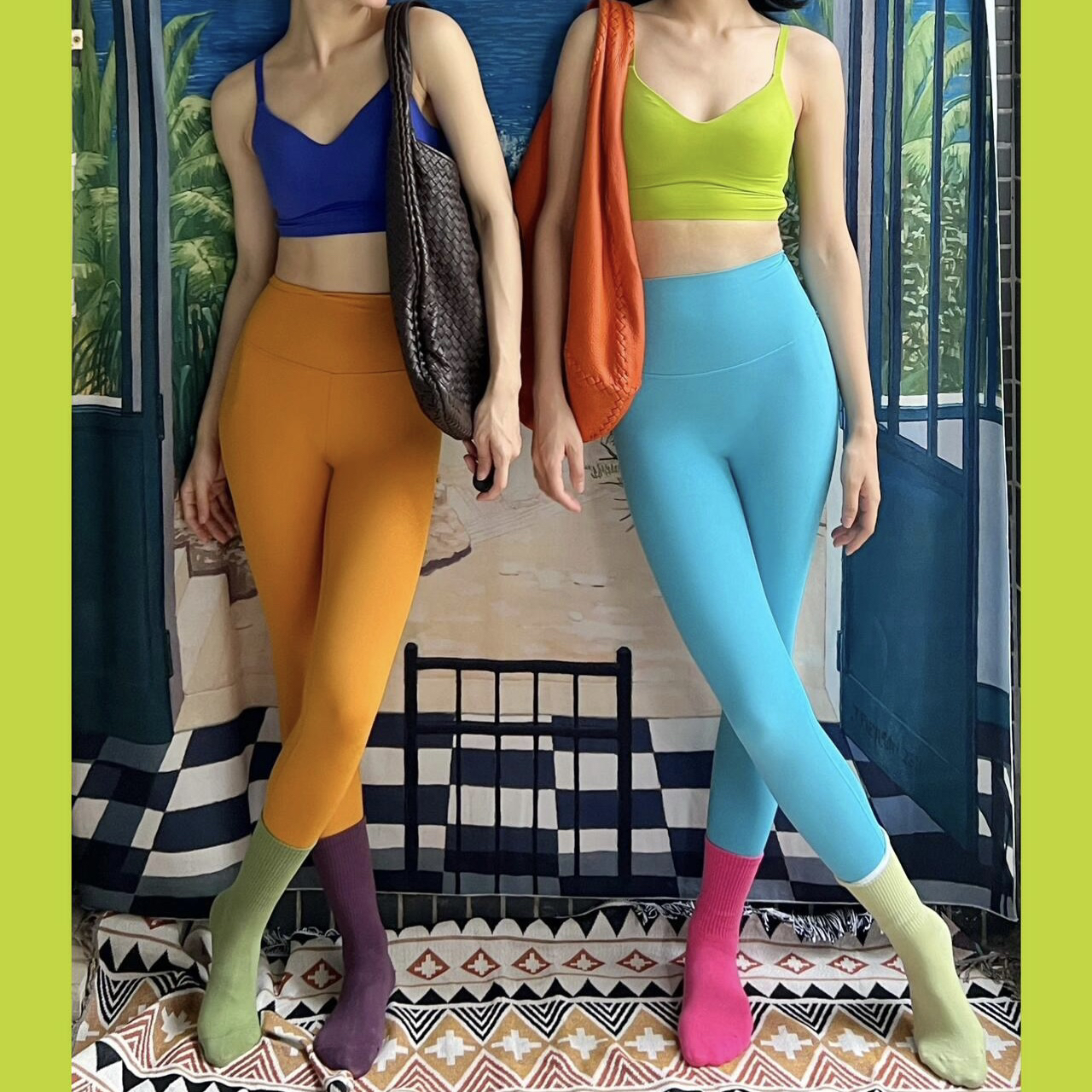 【直播间瑜伽服孤品2 不退货】退就黑！