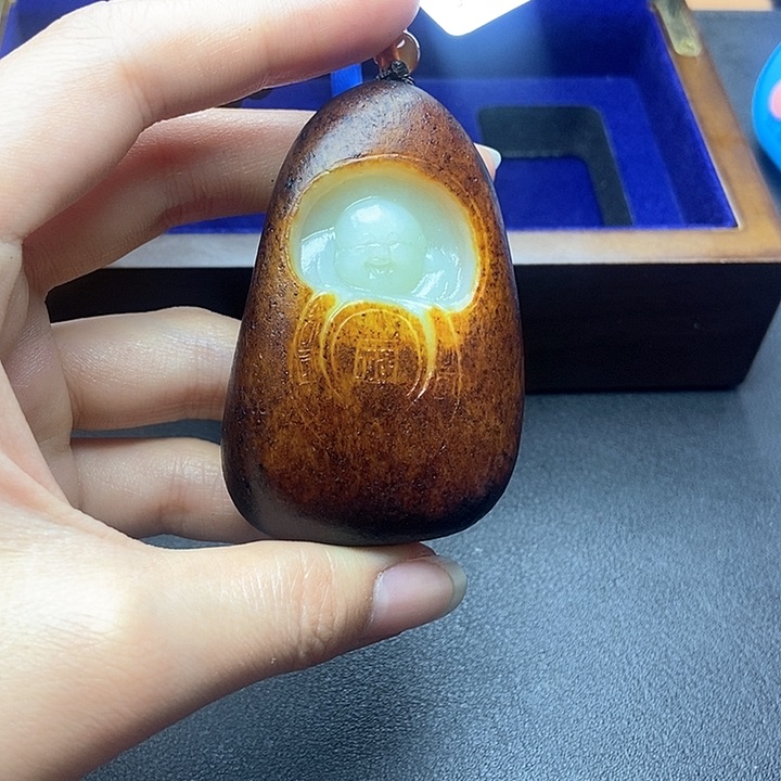 和田玉挂件未镶嵌富**开N