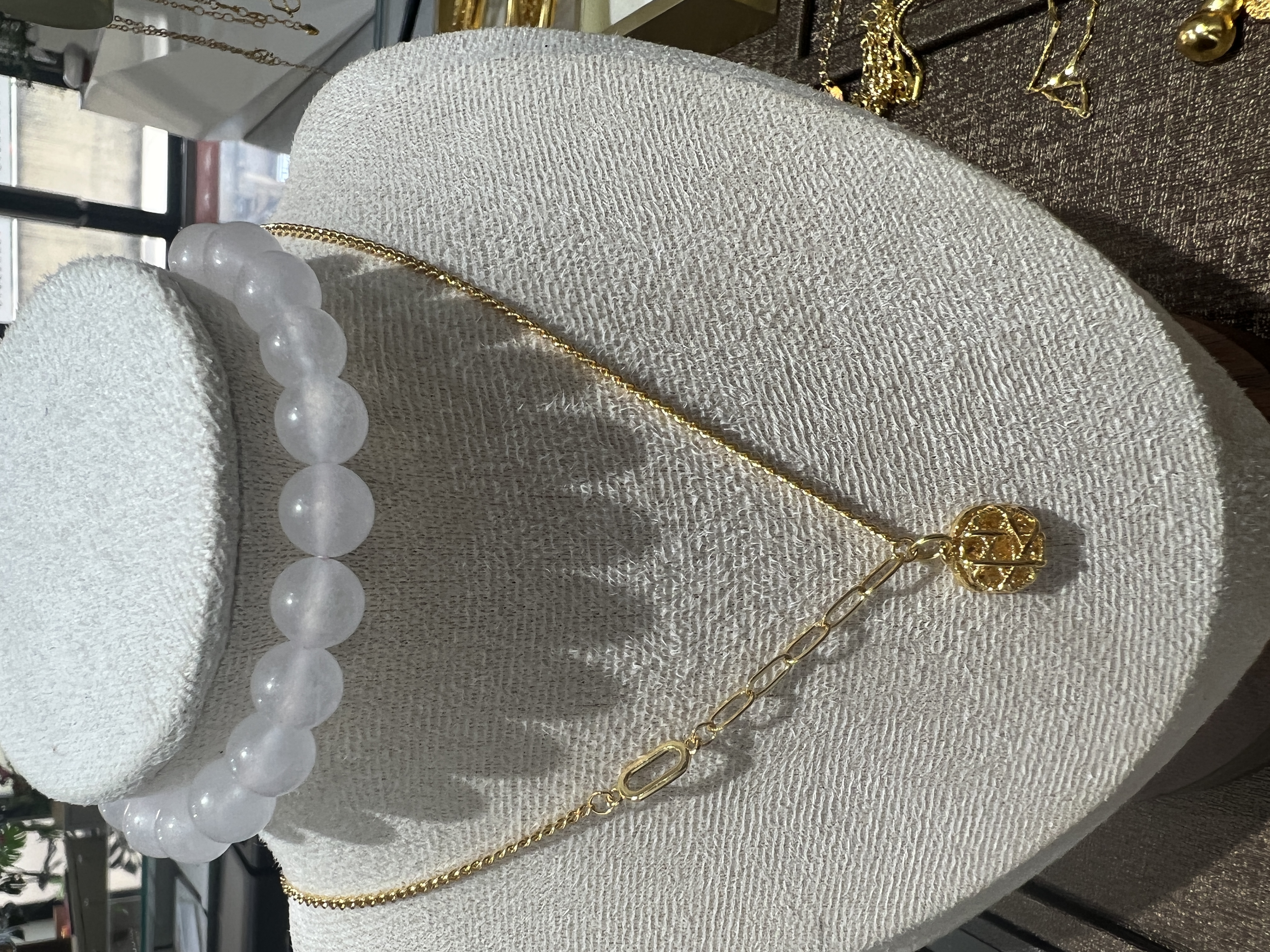 黎总专属-拉丝方糖项链