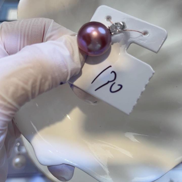 淡水珍珠颈饰银S925镶嵌