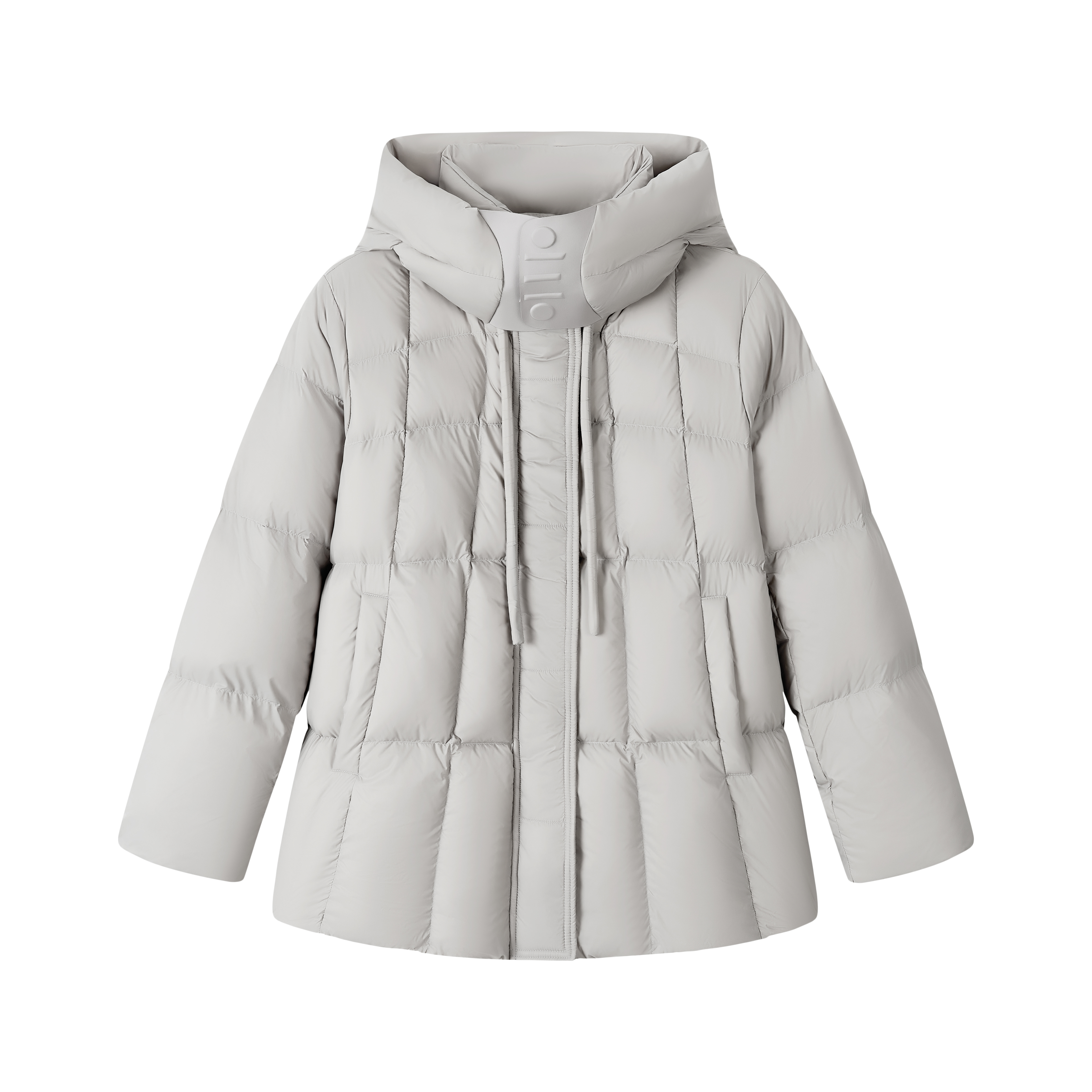 在逃公主版【90绒】2025新款中长款拉链连帽长袖修身款