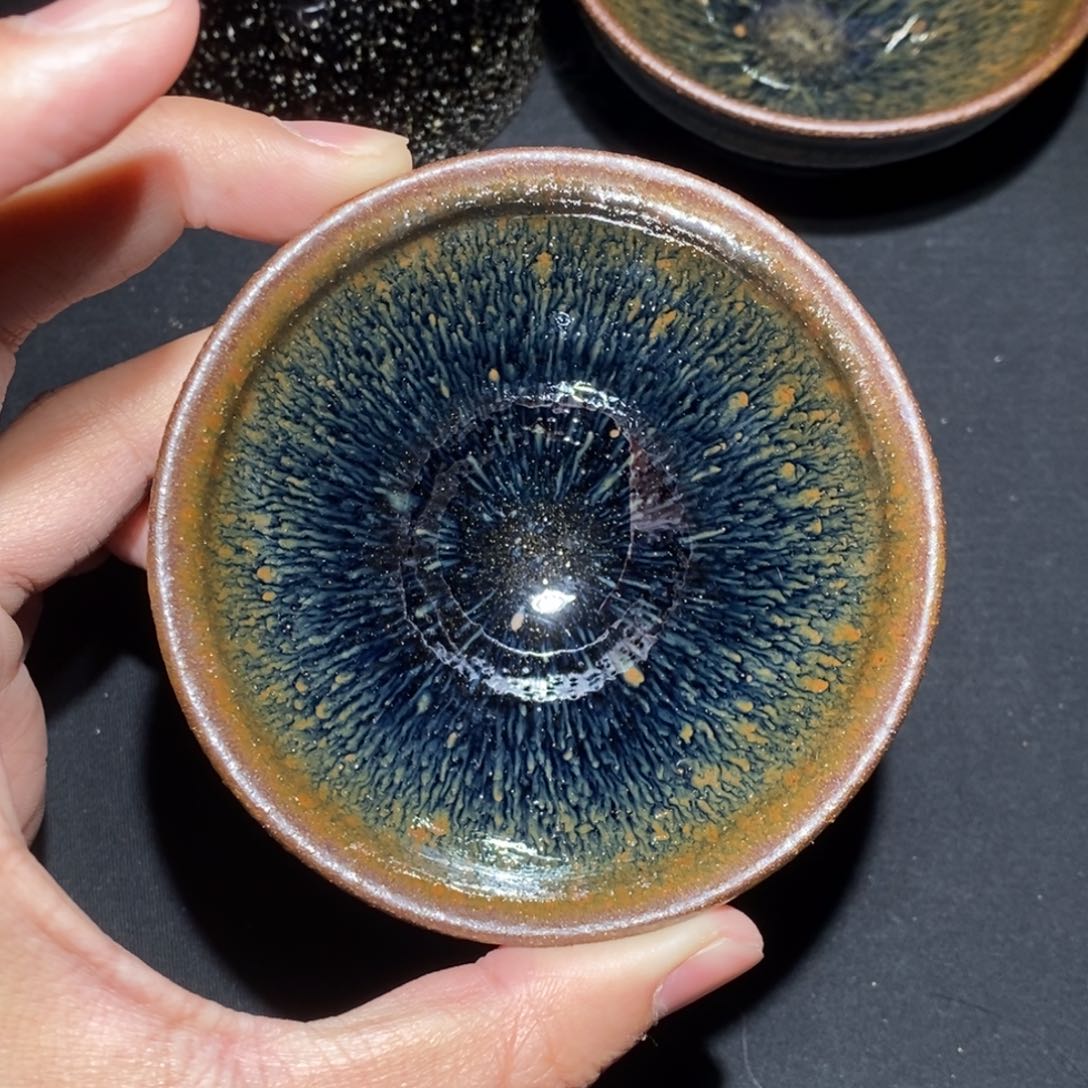 茶盏8.9×4.7 束口 青蓝毫