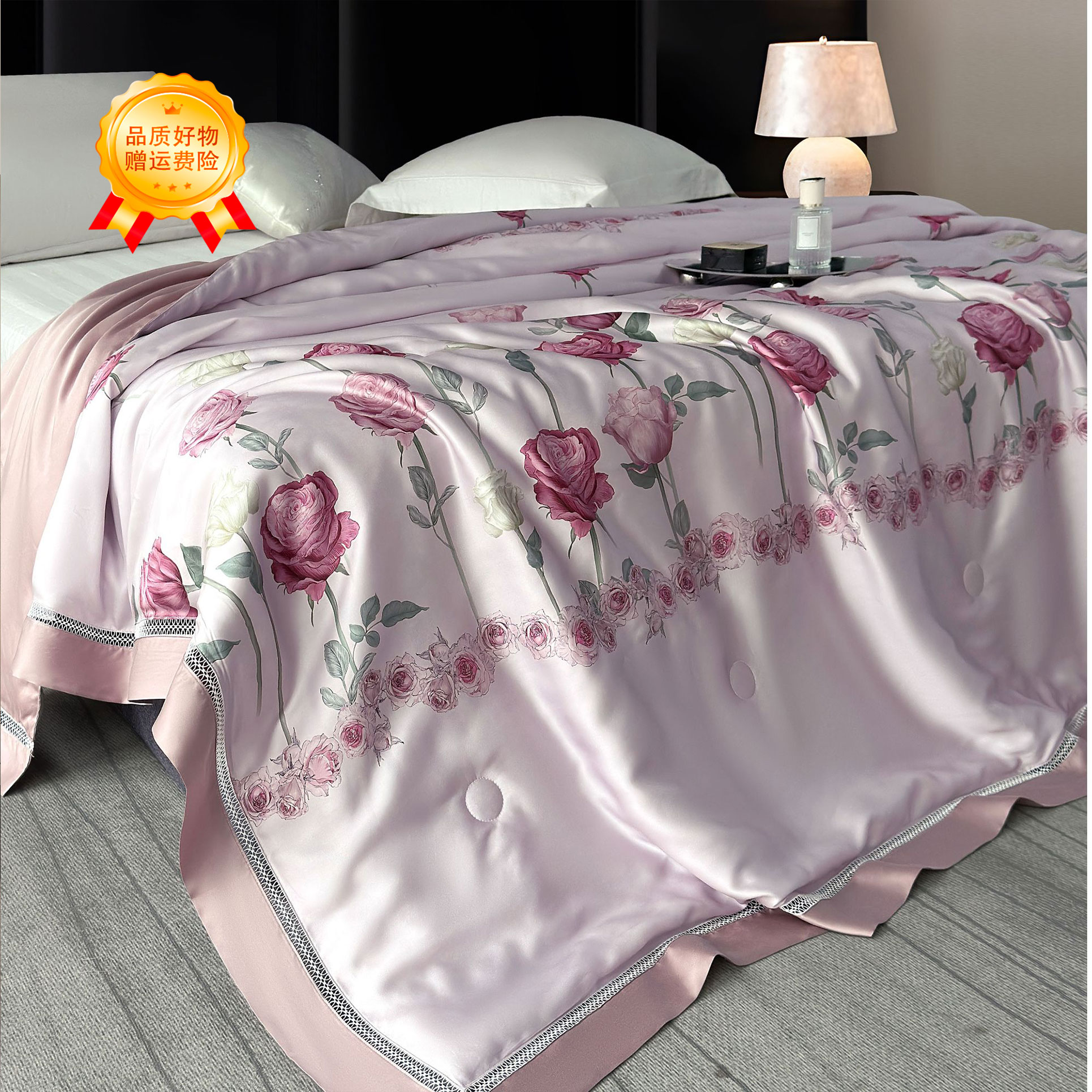 JKS轻奢东帝兴LF天丝镂空舒睡大豆夏被zb空调被2