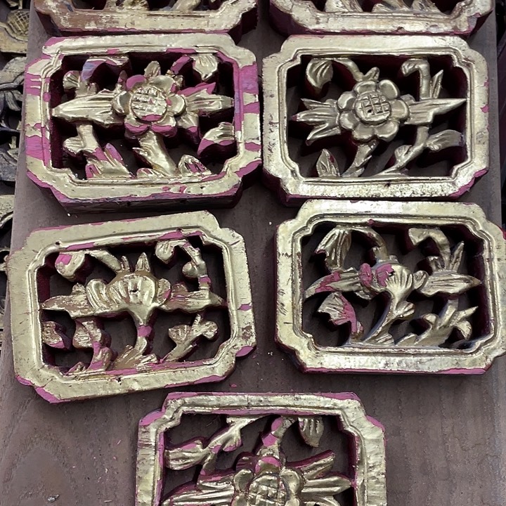 成***哥香榧木老木雕花板老木雕花板