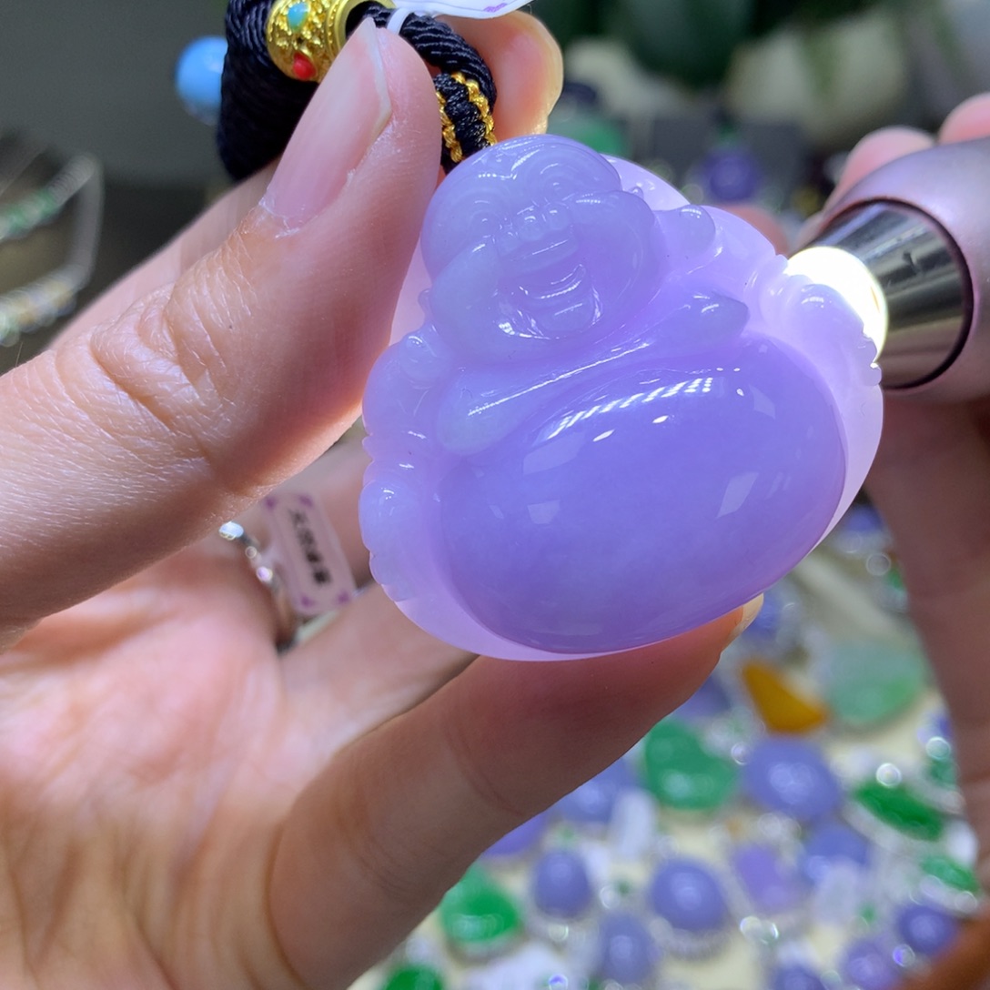 翡翠颈饰未镶嵌翡翠吊坠项链