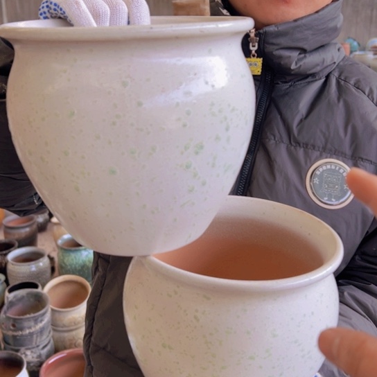 紫砂花盆高19口20————-