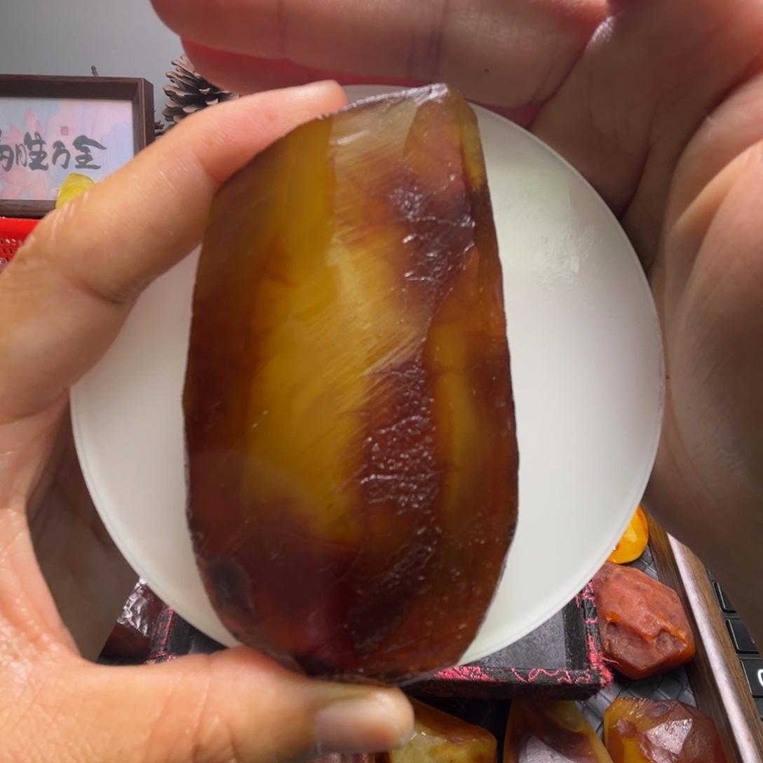 定制琥珀未镶嵌琥珀蜜蜡原石定制